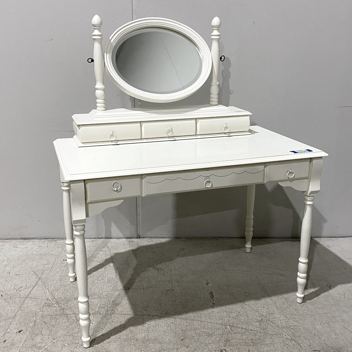 White Dressing Table with Chair