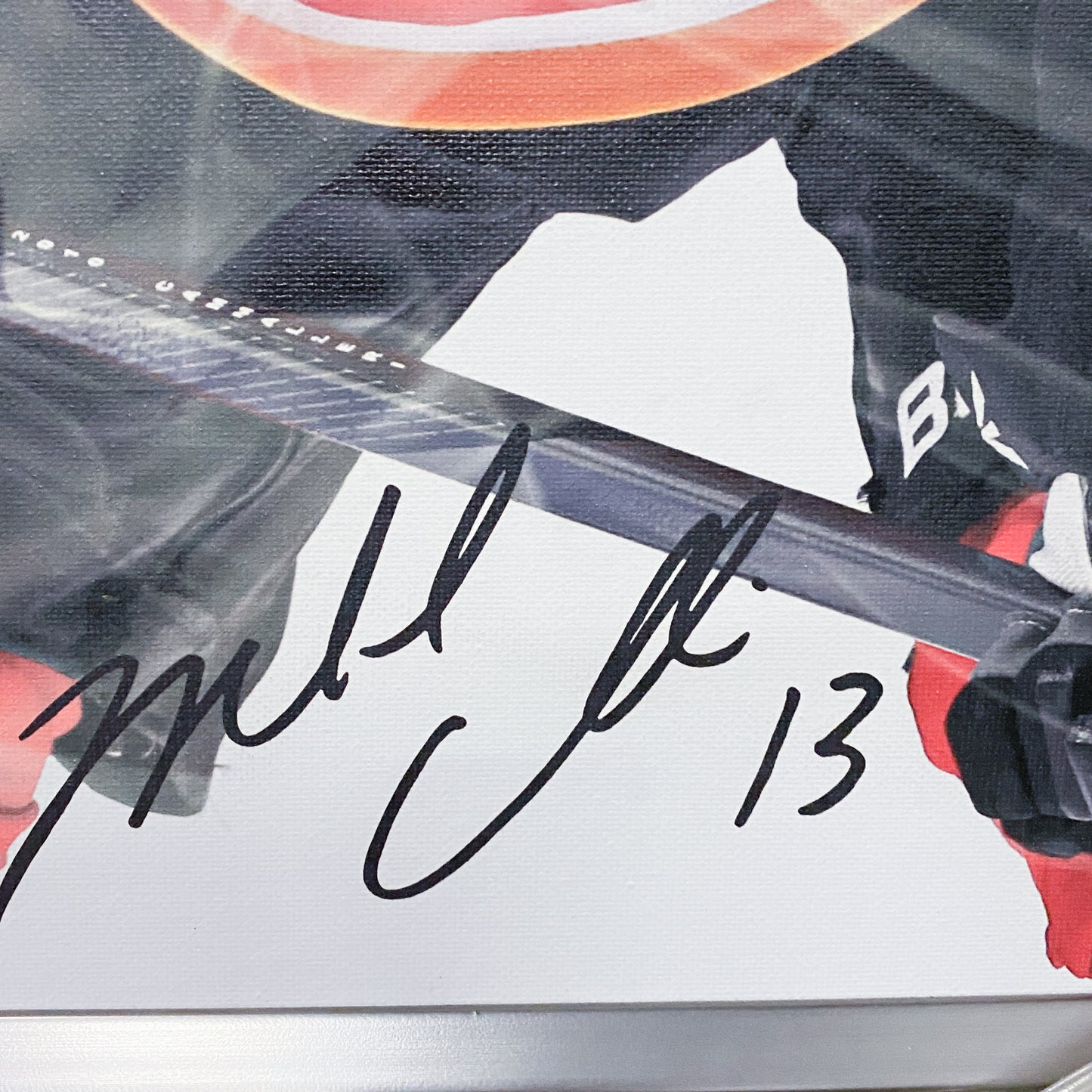 Autographed Calgary Flames Photo