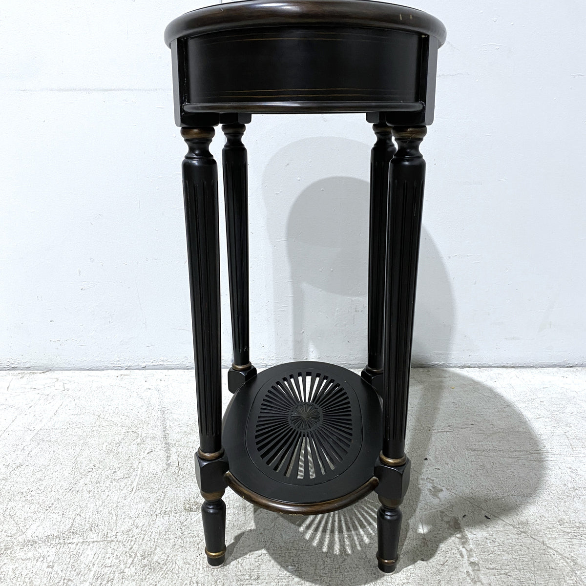 Oval-shaped End Table