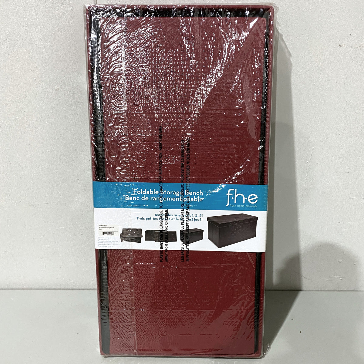 30-inch Foldable Storage Bench