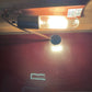 Two-door Glass Display Cabinet with Dark Wood Finish
