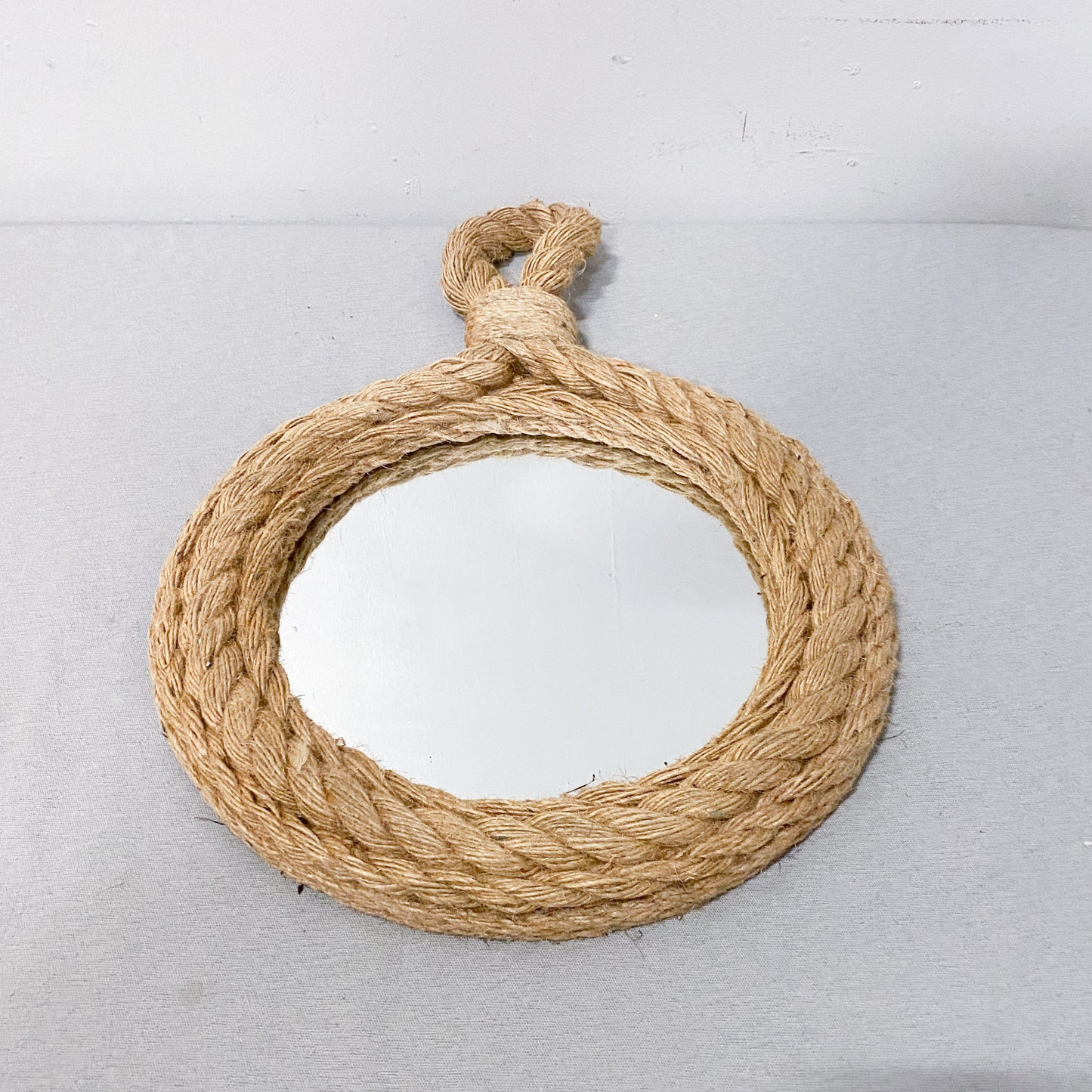 13" Jute Mirror