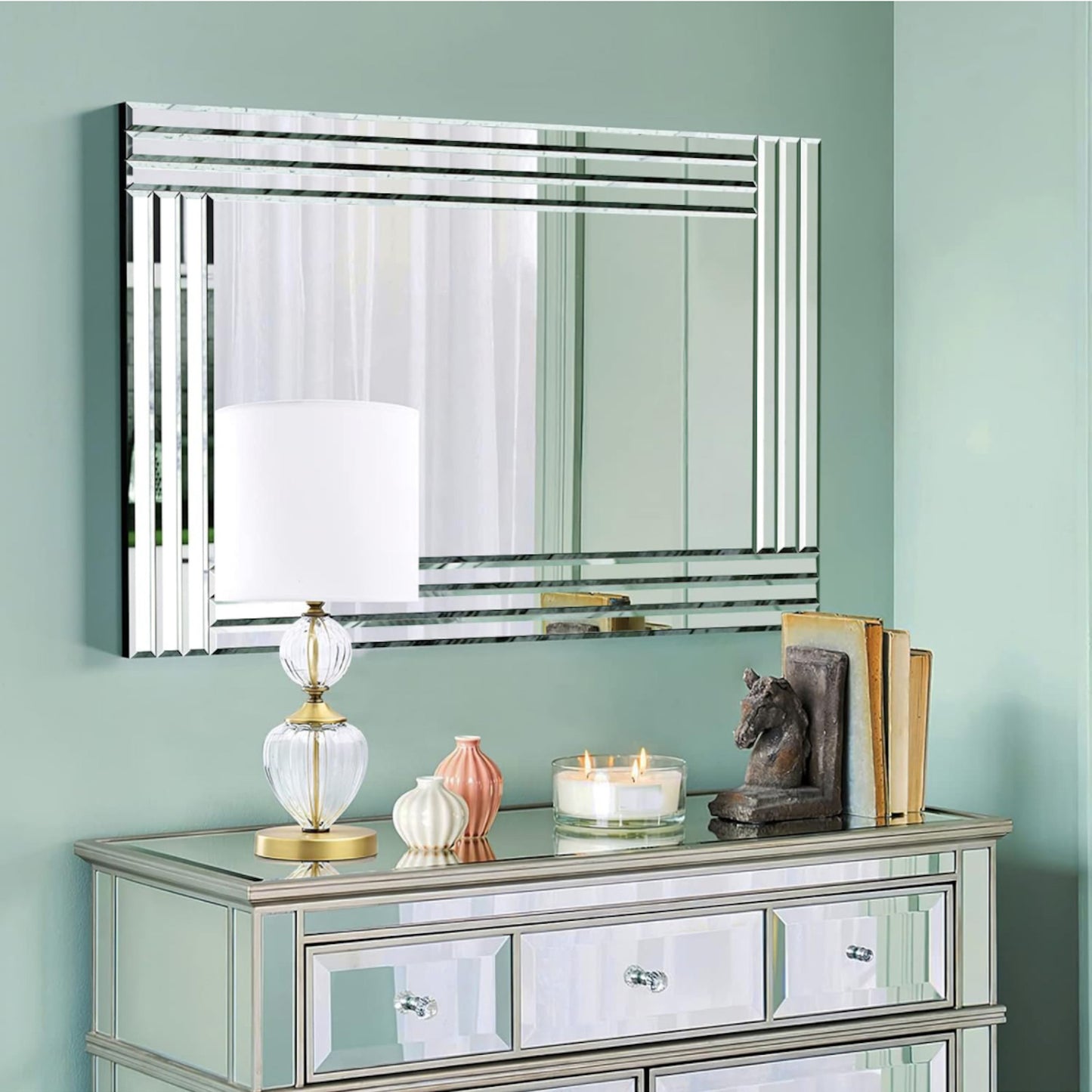 Mirror with Beveled Frame