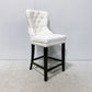 Tufted Velvet Bar Stool