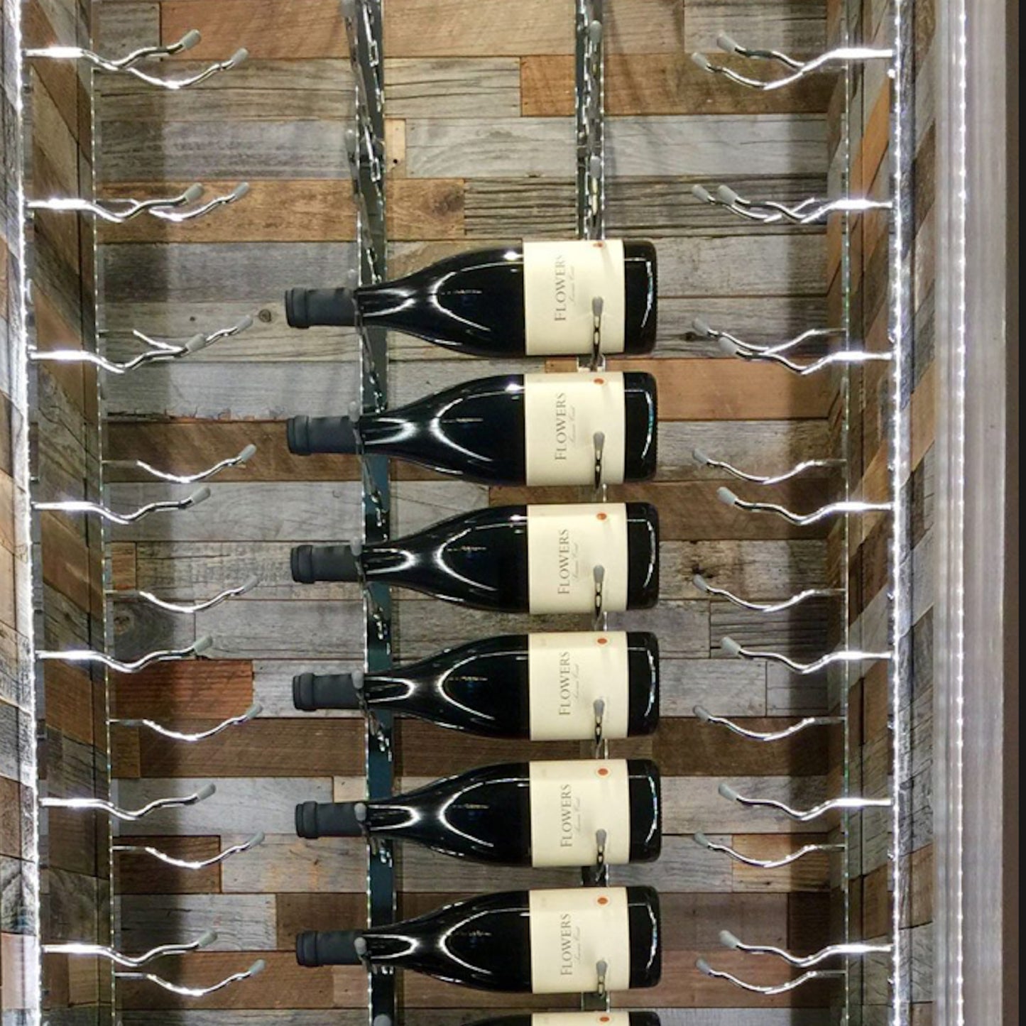 24-Bottle Steel Wine Storage System