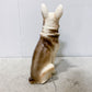 Large Ceramic Alsatian German Shepherd Dog Statue