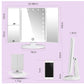 LED Vanity Tri-fold Mirror