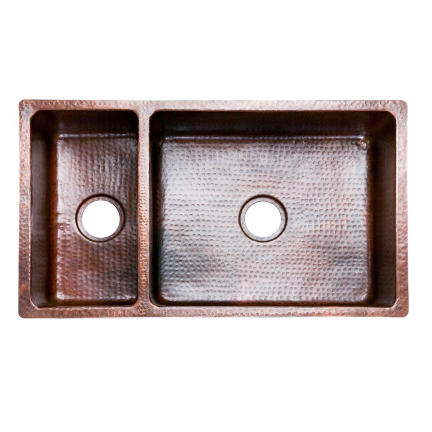 Copper Double Bowl Kitchen sink