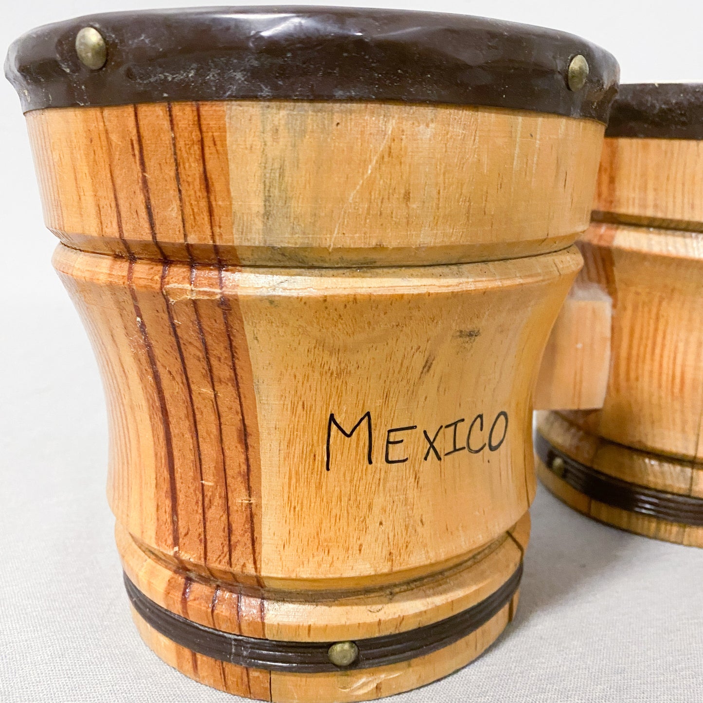 Vintage Wood Bongos