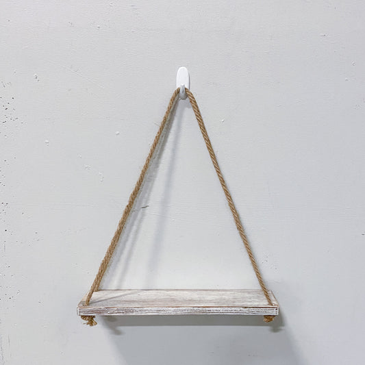 Rustic Wood Swing Shelf