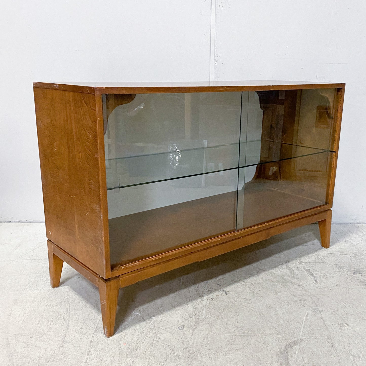 Handmade Mid-Century Display Cabinets Set of 2