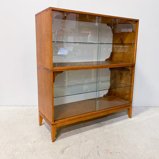 Handmade Mid-Century Display Cabinets Set of 2