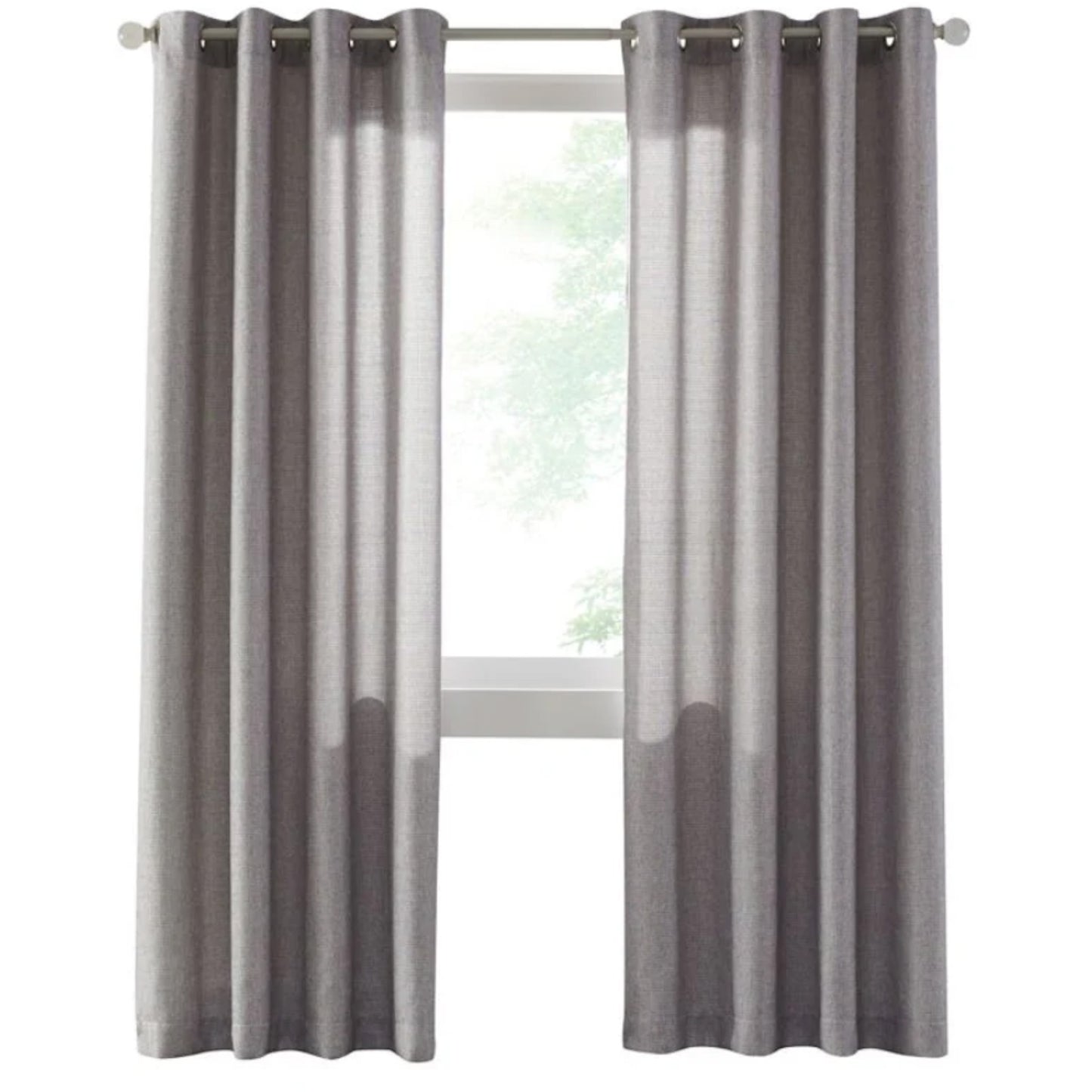 Light Filtering Grommeted Curtain Panel