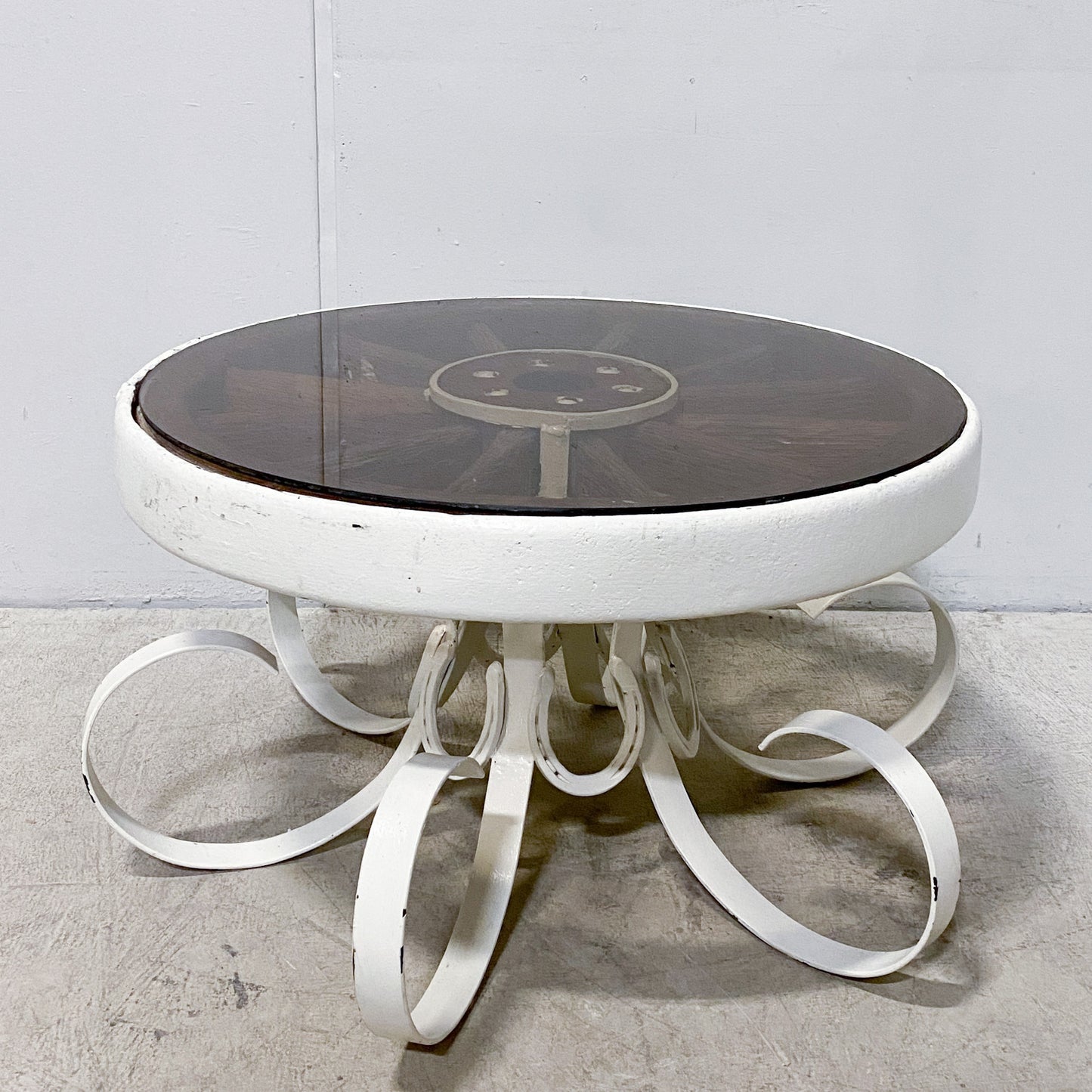 Cowboy Chic Wagon Wheel Coffee Table