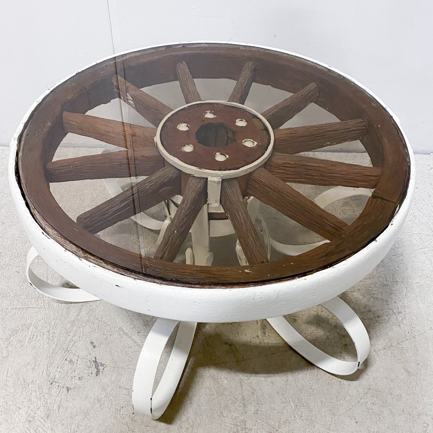 Cowboy Chic Wagon Wheel Coffee Table