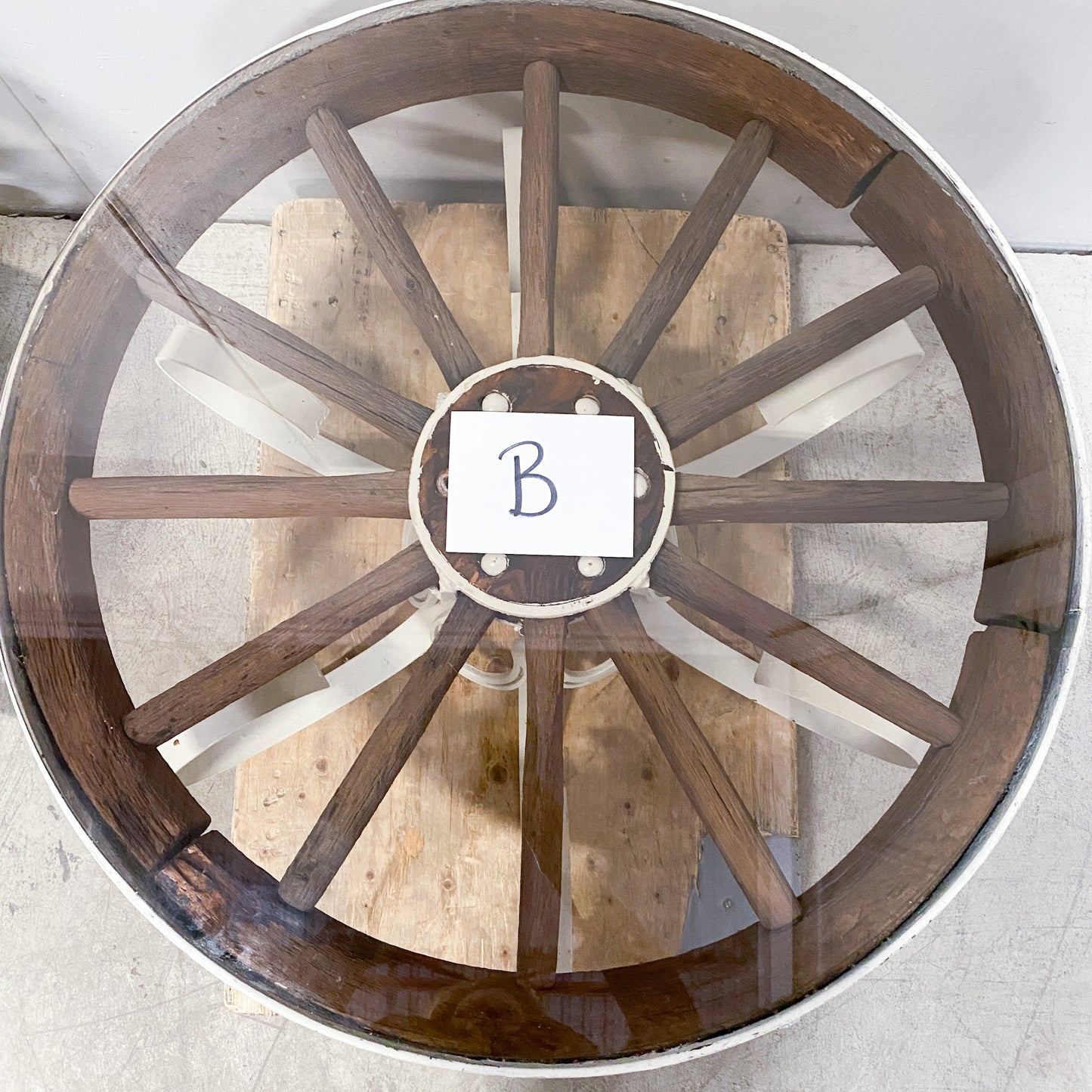 Cowboy Chic Wagon Wheel Coffee Table