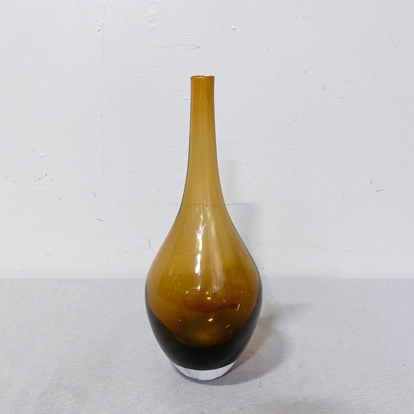 Handblown Amber Vases