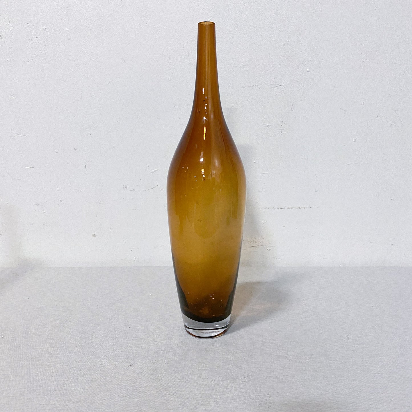 Handblown Amber Vases