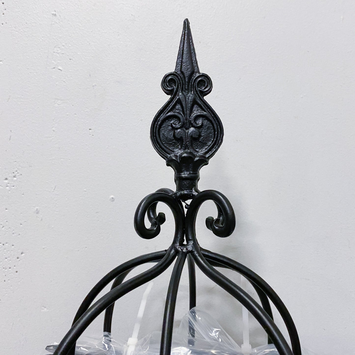 Ornate Metal Gate Posts- Dig-free (Set of 2)