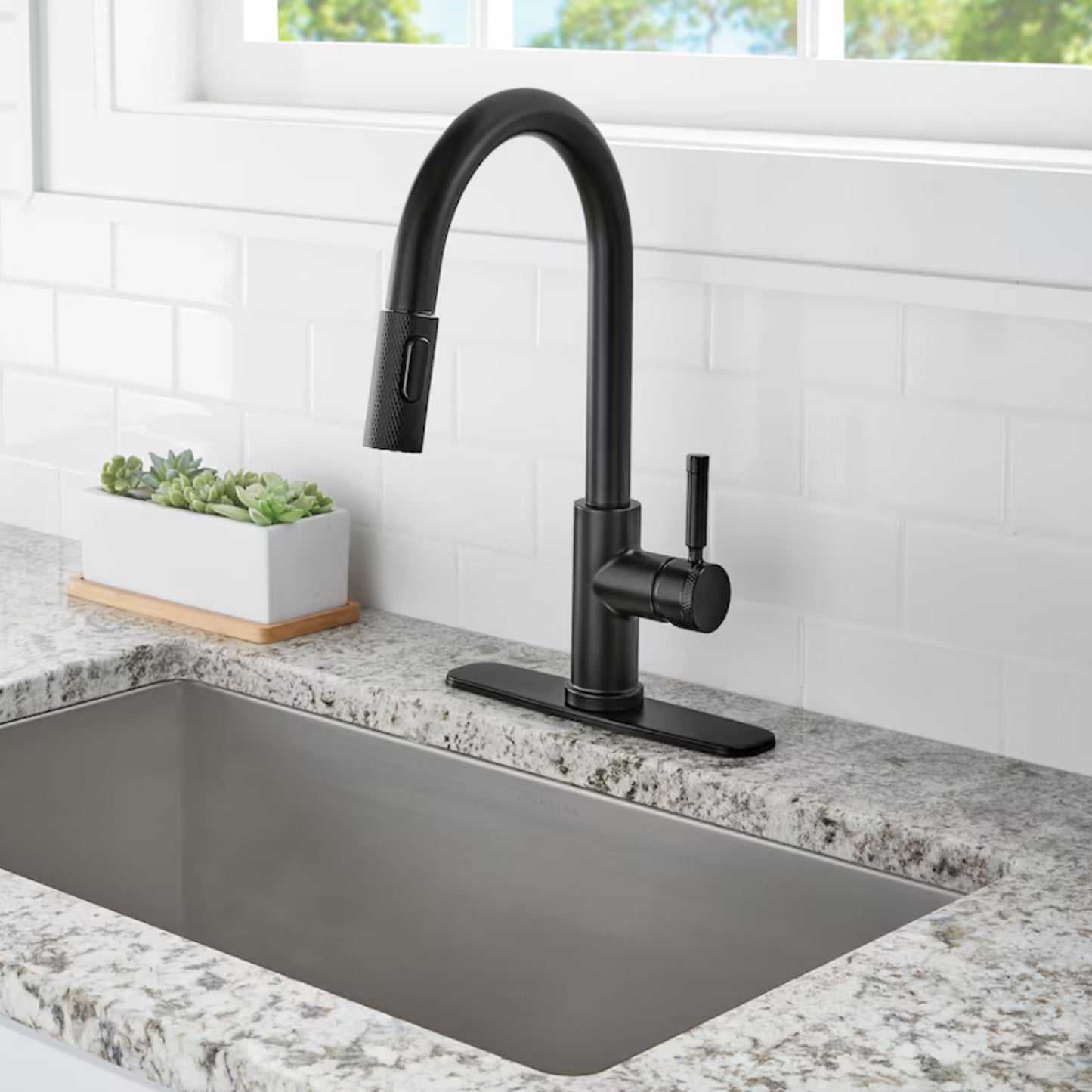 Matte Black Kitchen Faucet