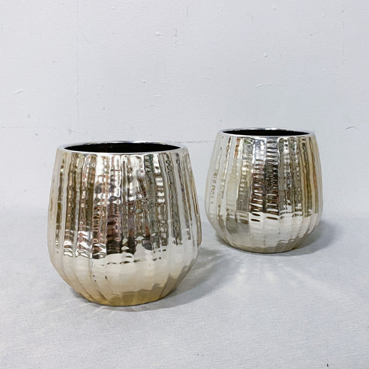 Gold Vases Set of 2