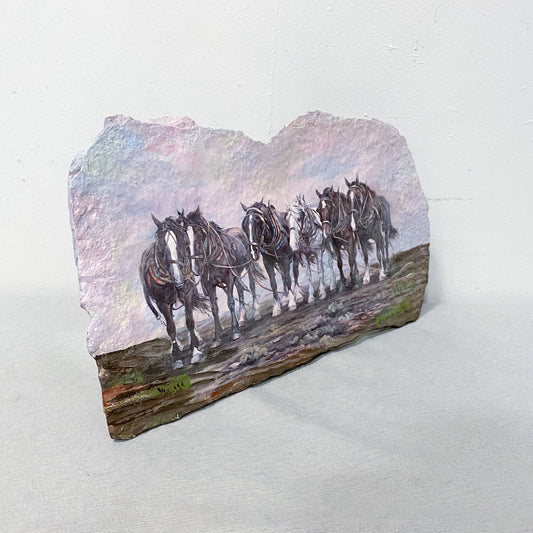 Painted Horse Plaque