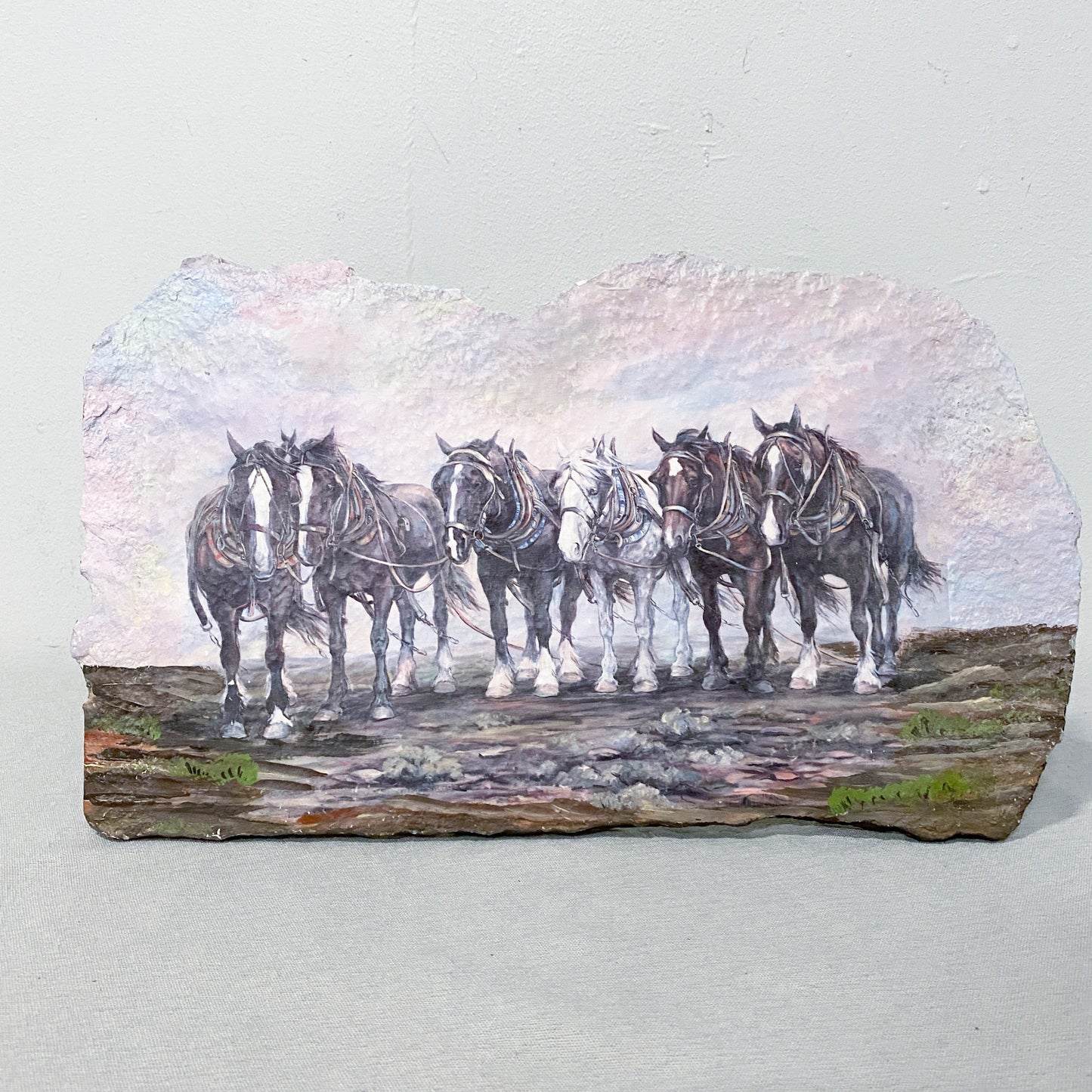 Painted Horse Plaque