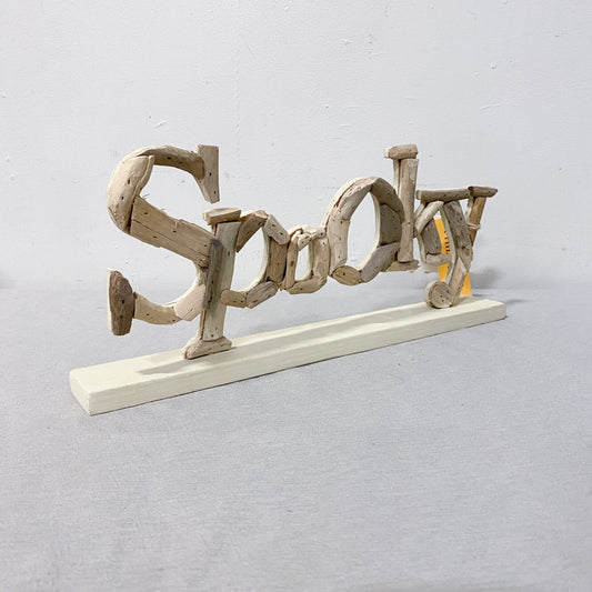 Driftwood Spooky Sign