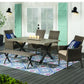 5-Piece Wicker Patio Set- Chairs and Bench