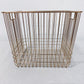 Gold Square Metal Basket- Medium