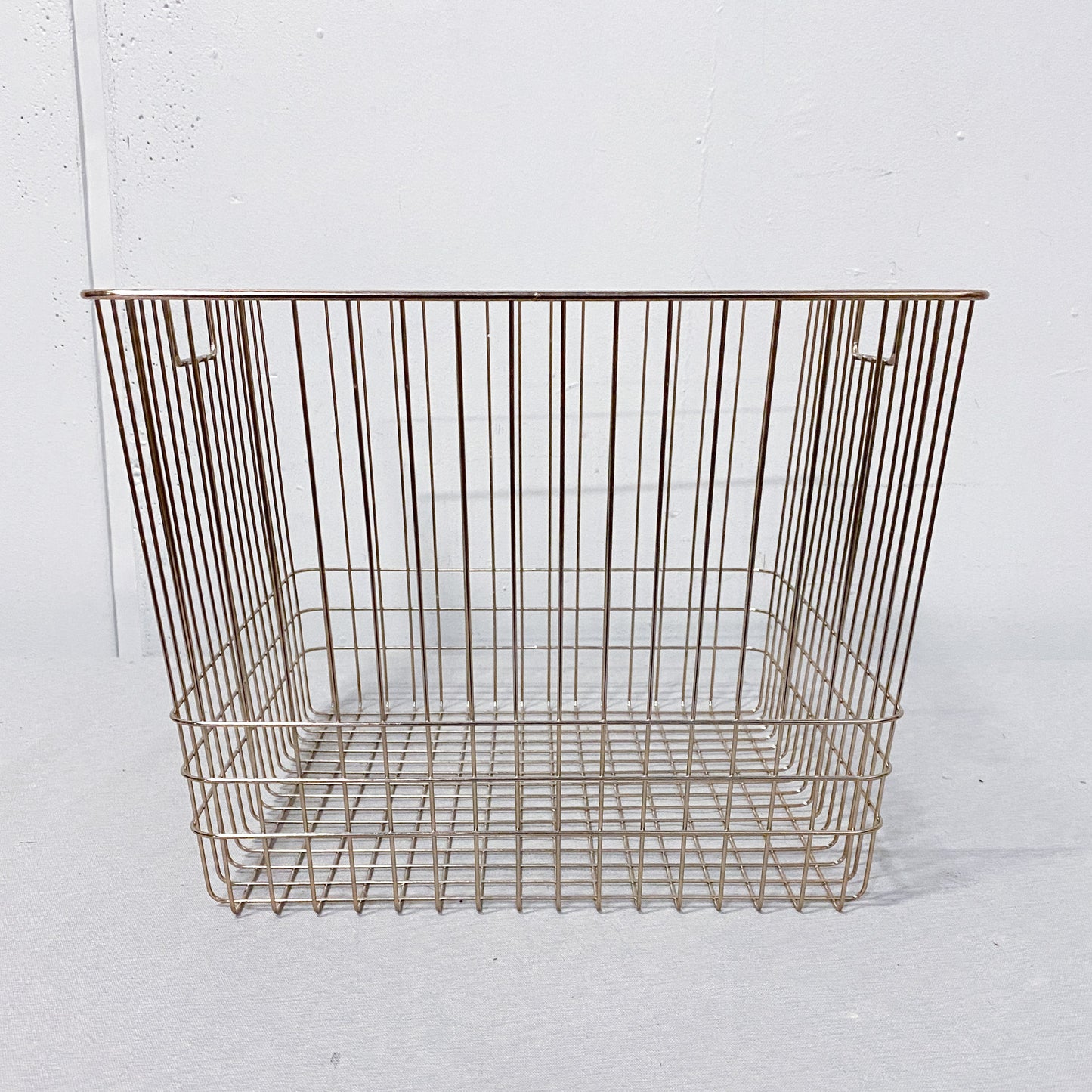 Square Gold Metal Basket (Large)