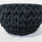 Black Cotton Storage Basket