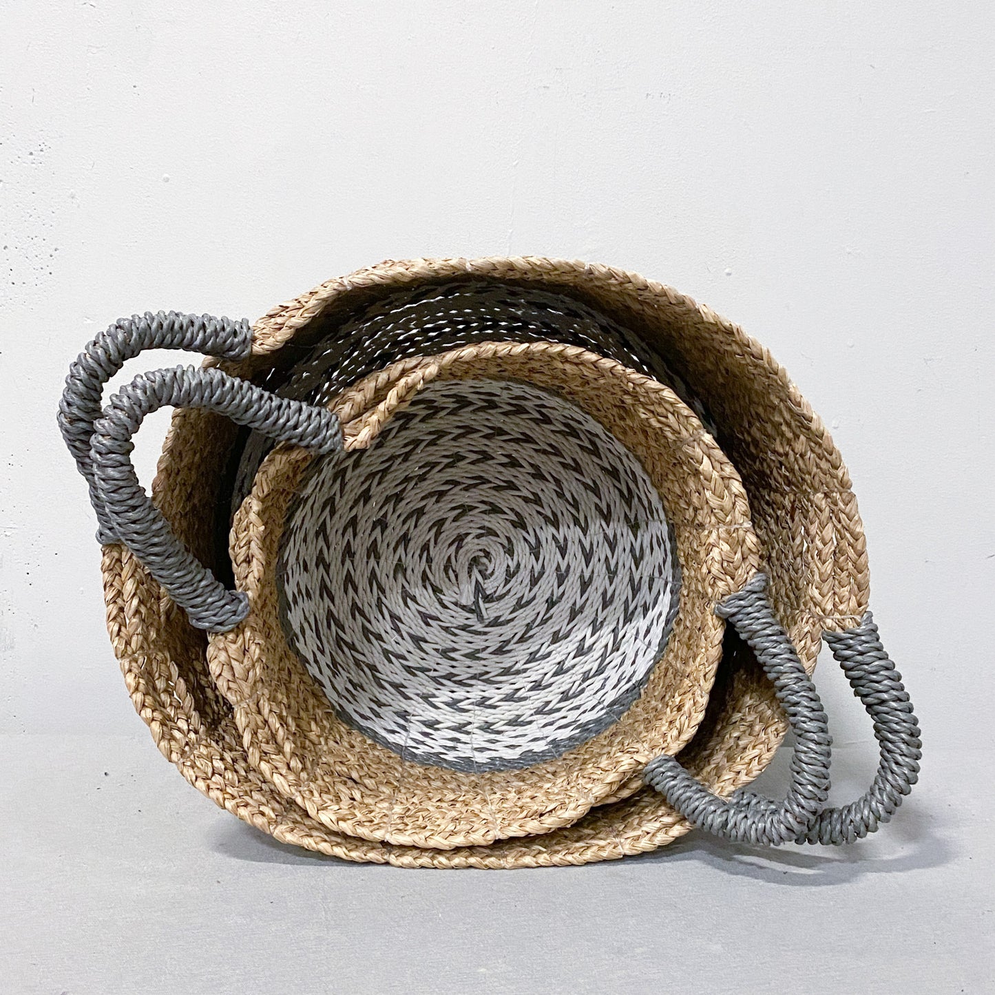 Seagrass Woven Basket Set of 2