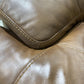 Espresso Leather Loveseat