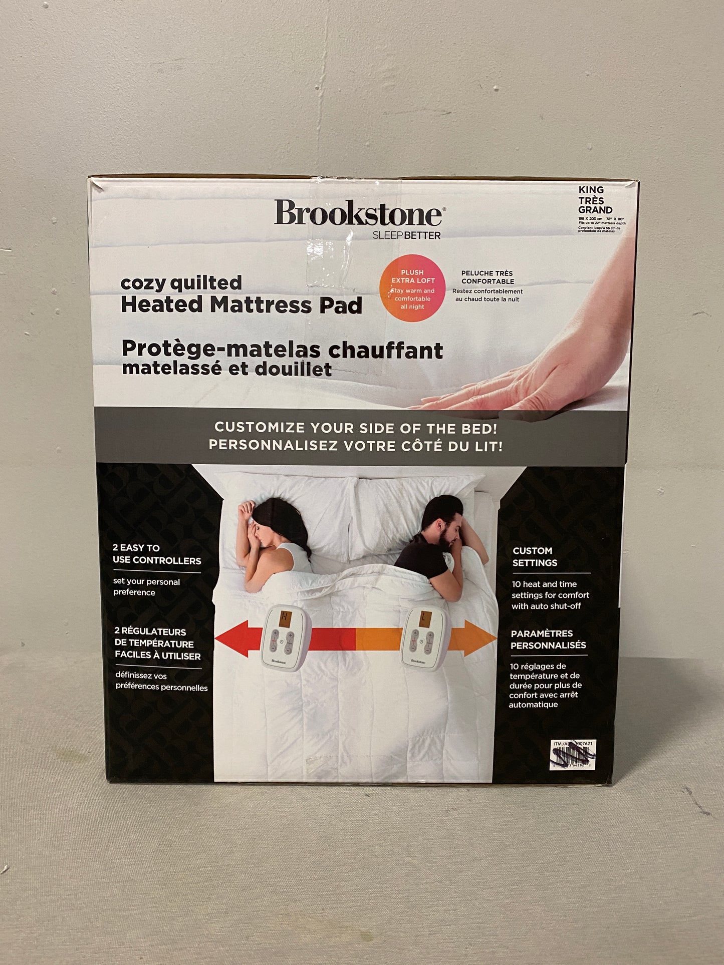 Brookstone Heated Mattress pad King