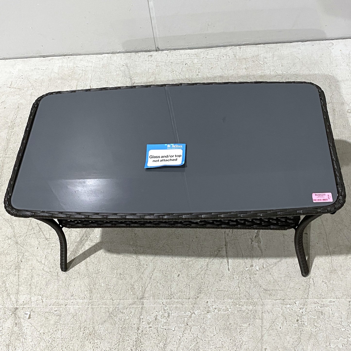 Seasonal Glass Outdoor Table
