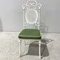 4 Vintage White Dining Chairs and Table