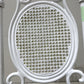 4 Vintage White Dining Chairs and Table