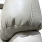 Beige Leather Loveseat
