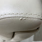 Beige Leather Loveseat