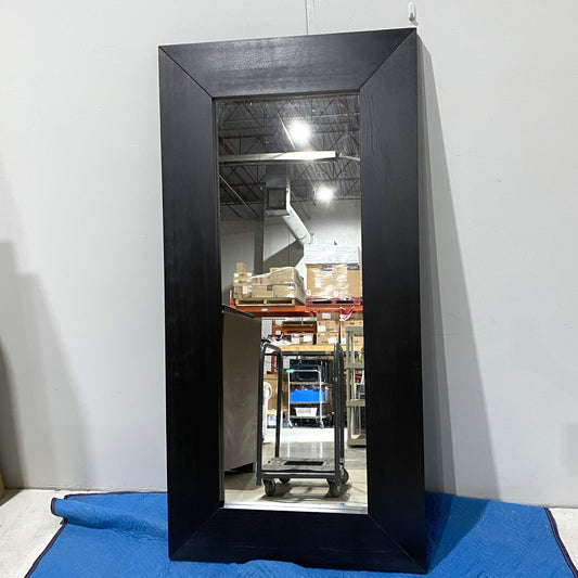 75" Dark Wood Mirror