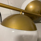 Modern Gold and 3 Globes Pendant Light