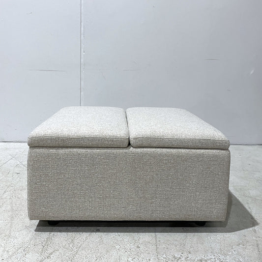 Fabric Storage Ottoman