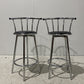 Vintage Swivel Bar Stools (Pair)