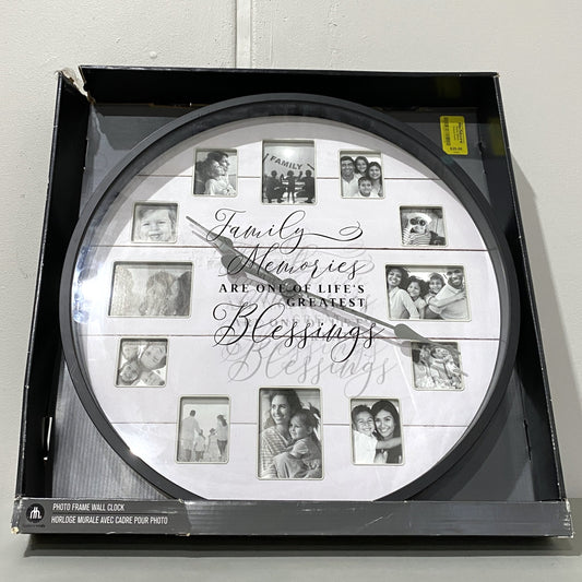 Photo Frame Wall Clock