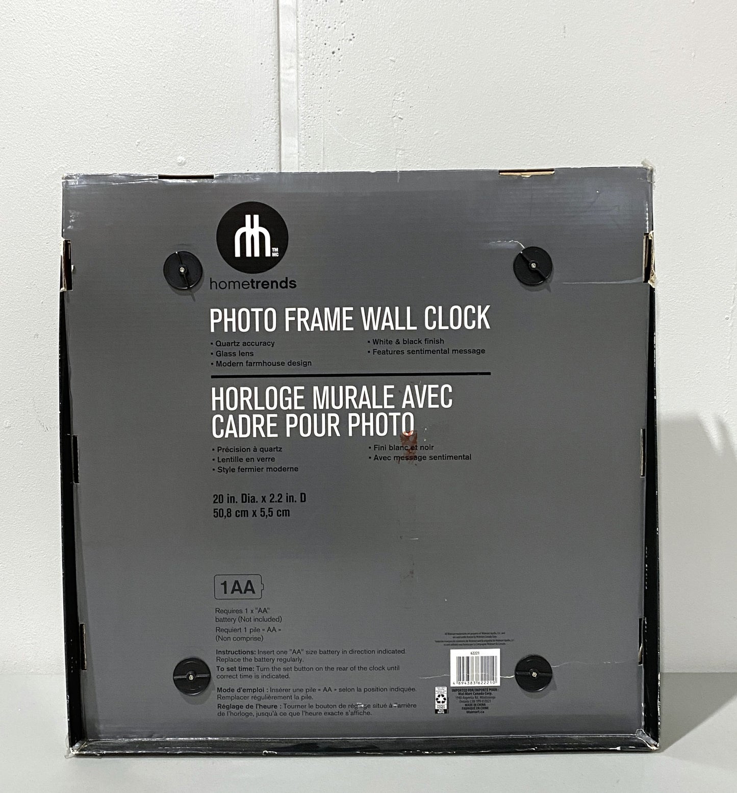 Photo Frame Wall Clock