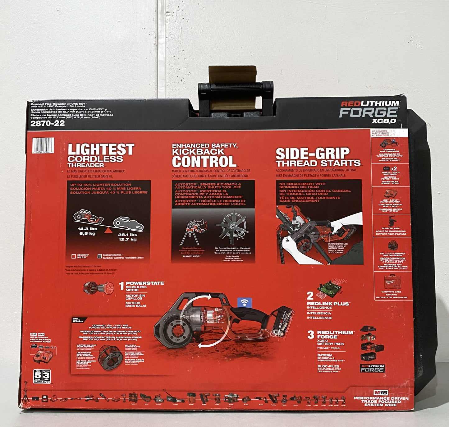 Compact Pipe Threader Kit