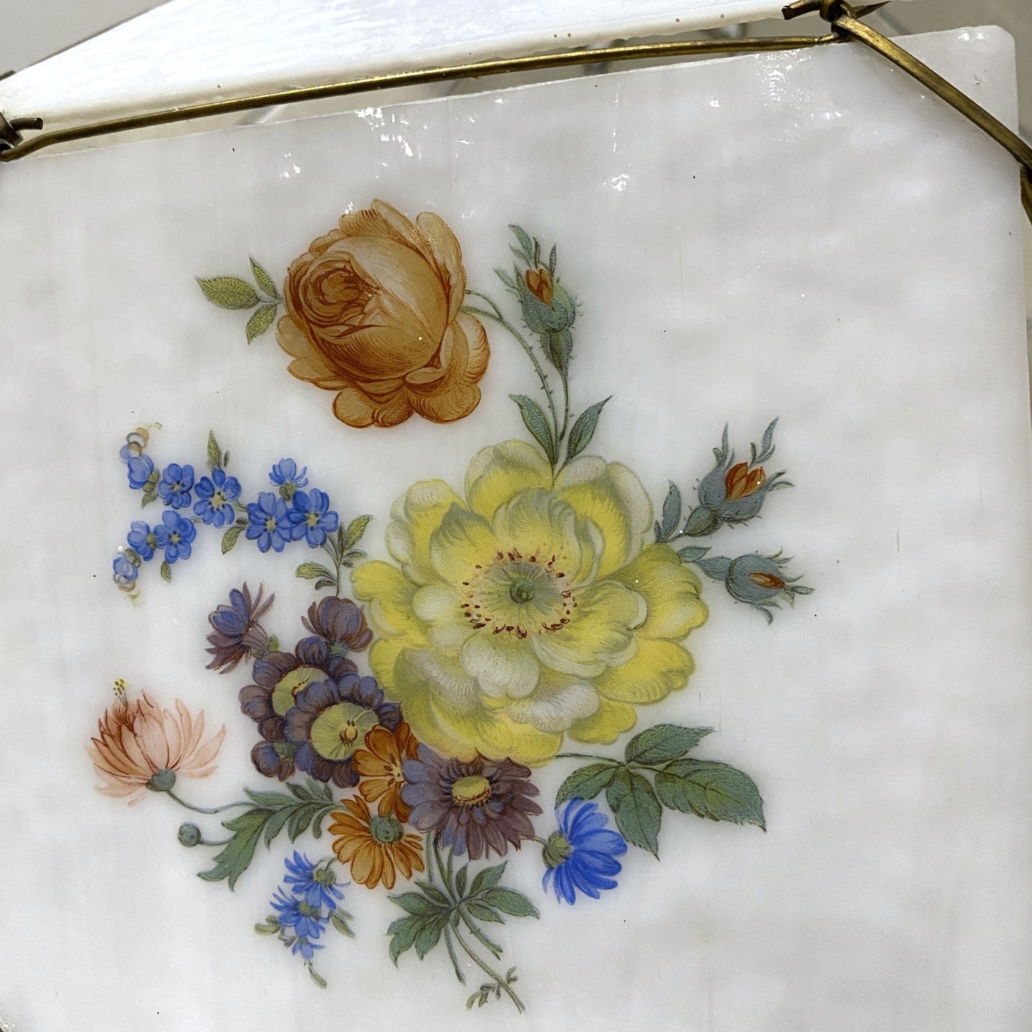 Vintage Stained Glass Shade Replacement