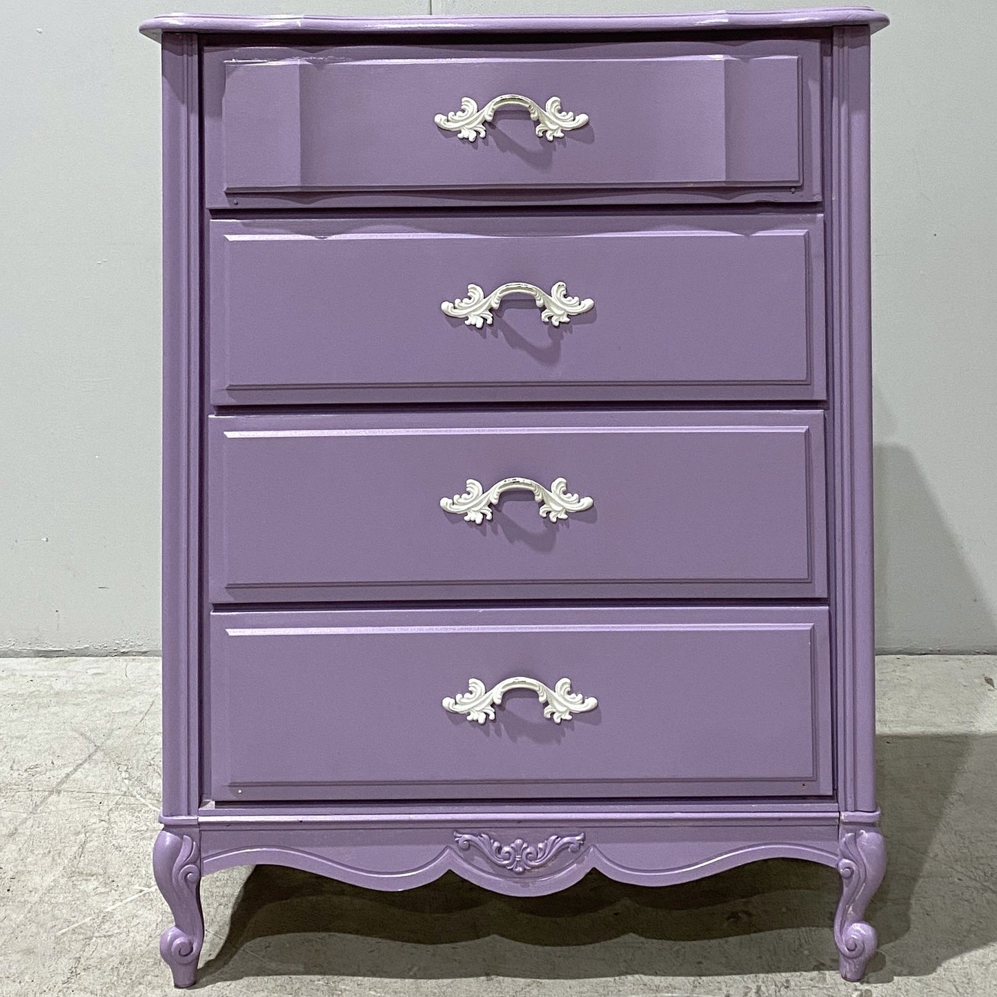Lavender Provincial Style Dresser