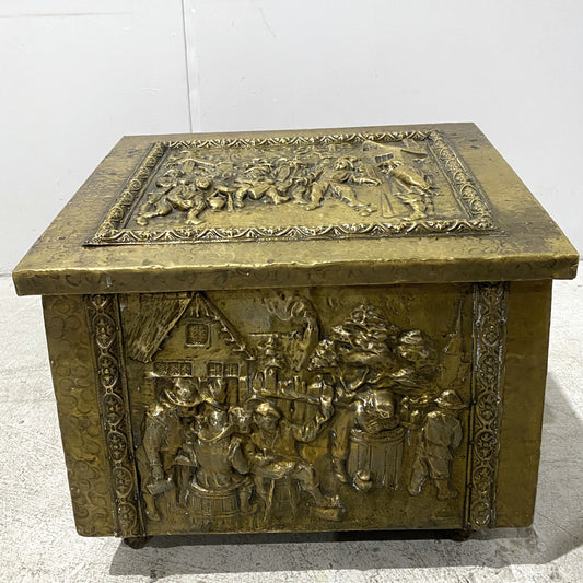 Antique Brass Chest